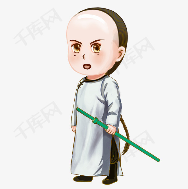 清朝q版剑客武侠人物
