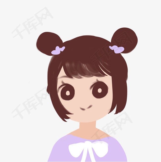 女生笑脸表情插画女生笑脸表情插画微笑开朗心情好可爱微笑女孩漫画