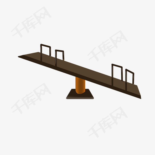 公园健身器材跷跷板插画手绘公园健身器材跷跷板插画锻炼身体健身设施
