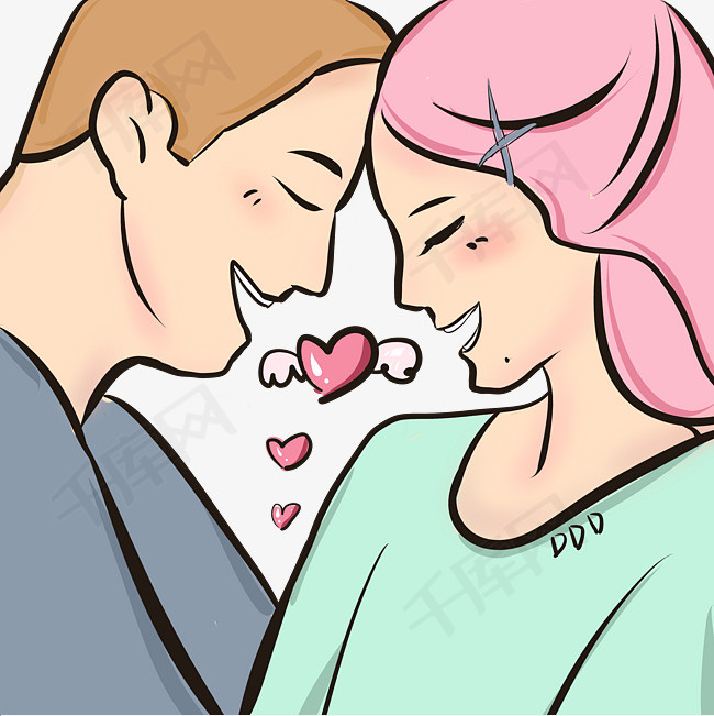 情人节幸福恩爱情侣
