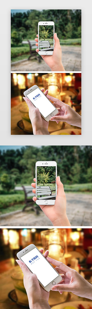 ps画册样机素材UI设计素材_创意手拿手机生活场景样机素材