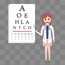 视力表png矢量元素