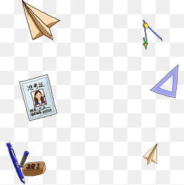 卡通风涂鸦边框背景图