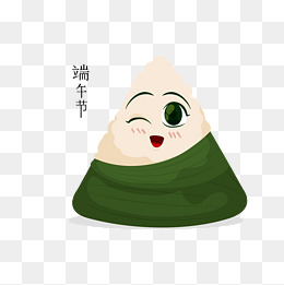 手绘卡通端午节粽子下载