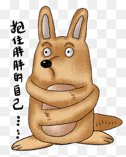 可爱的小动物卡通插画