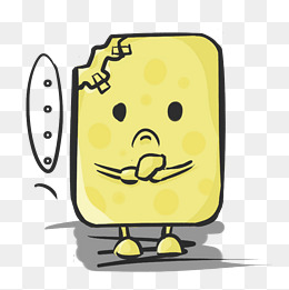 一只可怜的小黄油表情包png