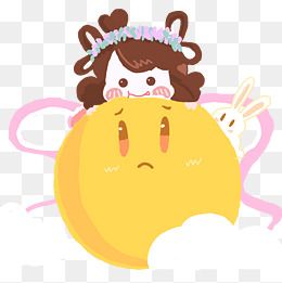 节庆中秋中秋节仙女嫦娥兔子