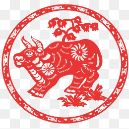 即买即住生肖牛剪纸
