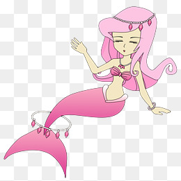 美人鱼公主梦幻卡通素材