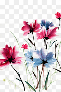 妇女节唯美淡雅鲜花边框小清新背景图片免费下