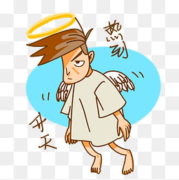 夏季卡通男孩表情包热到升天