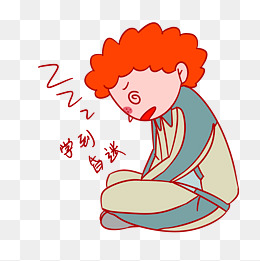 开学季男孩天气真好表情包插画