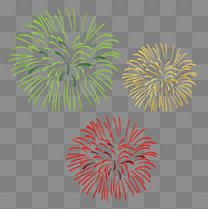 梦幻新年唯美烟火蓝色渐变2019背景海报背景