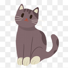 可爱卡通手绘小猫猫咪