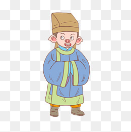 卡通秀才png下载