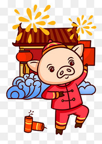 梦幻新年唯美烟火蓝色渐变2019背景海报背景