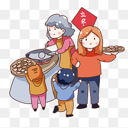 立冬看雪png原创下载素材图片免费下载_高清psd_千库