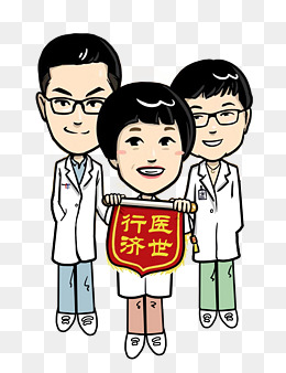 行医济世的医护人员q版人像