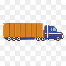 【卡通大货车素材】免费下载_卡通大货车图片