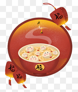 喜庆新年吃元宵吃