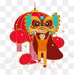 新年舞狮节日