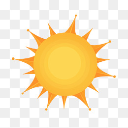 吹风扇黄色小太阳