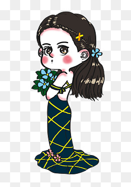女生节漂亮性感女神卡通人物