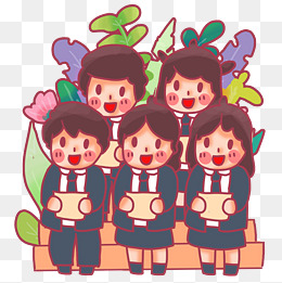 卡通合唱音乐背景banner