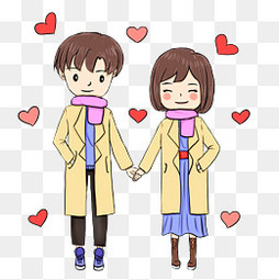 【卡通牵手素材】免费下载_卡通牵手图片大全