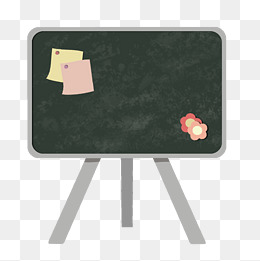 手绘学习黑板插画