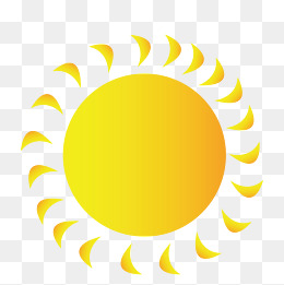 手绘卡通太阳免抠图