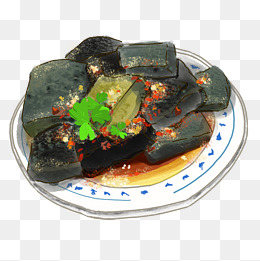 卡通手绘臭豆腐免抠图