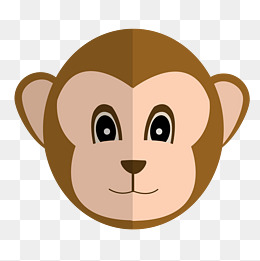 可爱的小猴子头像免抠图