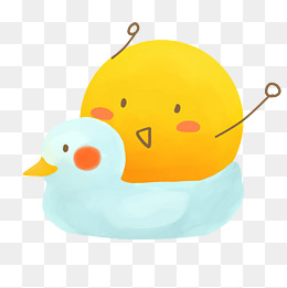 手绘卡通小太阳免抠图