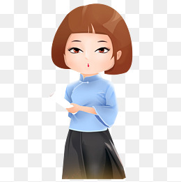 穿着民国学生服的先进女学生