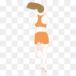 女孩的背影免抠图