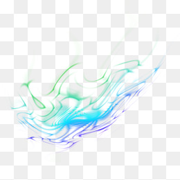 卡通蓝色光速免抠图