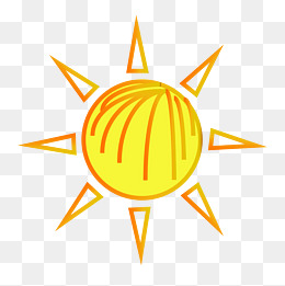 线条组成的太阳免抠图素材图片免费下载_高清psd_千库