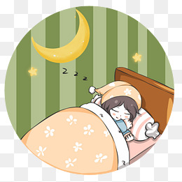 世界睡眠日花朵上的精灵女孩