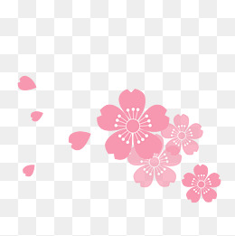 粉色樱花装饰素材下载