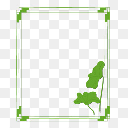 清明节边框png素材