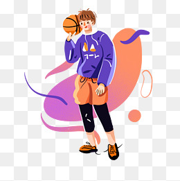 篮球少年运动类型男孩png免抠素材