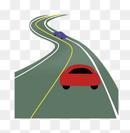 汽车行驶的公路插图