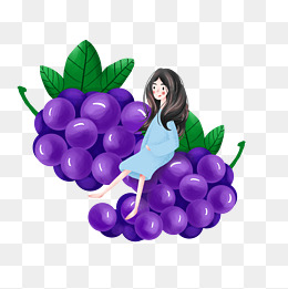 卡通葡萄