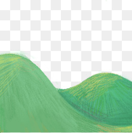 卡通绿色山地下载