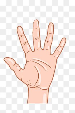 打招呼姿势手势插画