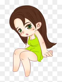 一个小女孩