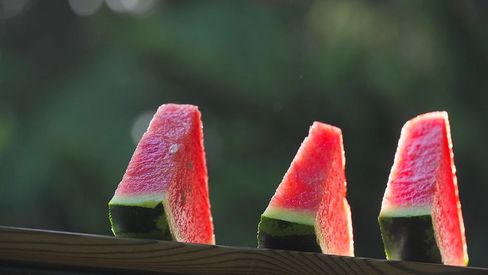 实拍夏日水果西瓜清凉水果夏日实拍