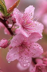 盛开樱花摄影图自然花草写实