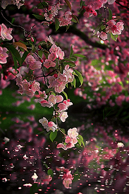 夏天摄影图盛开照片樱花